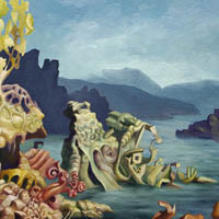 Bay oil on canvas 30.5cm x 40.5cm