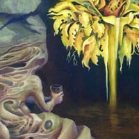 Hidden Falls - oil on canvas 76 cm x 61 cm