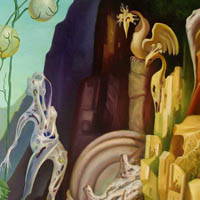 Second Gorge - oil on canvas 76 cm x 61 cm