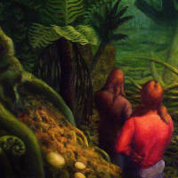 Simulacrum oil on canvas 66 cm x 96 cm